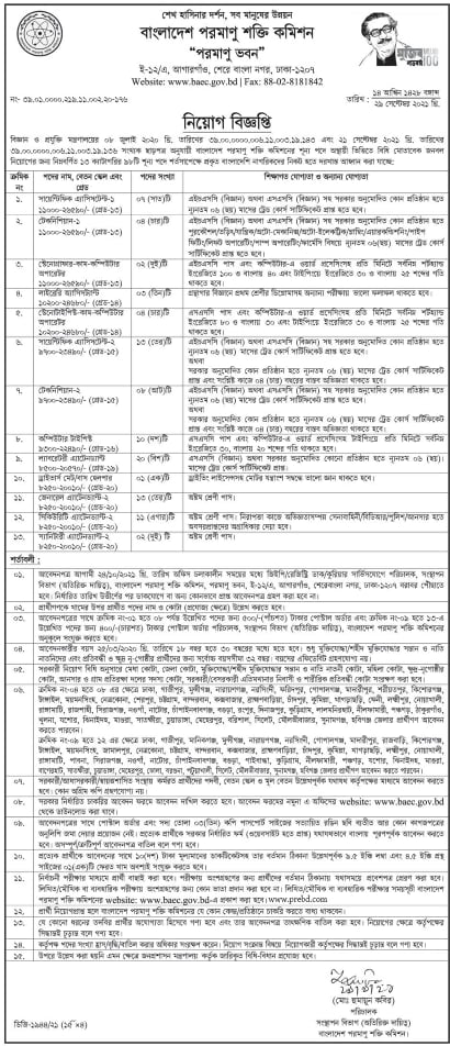 BAEC job circular