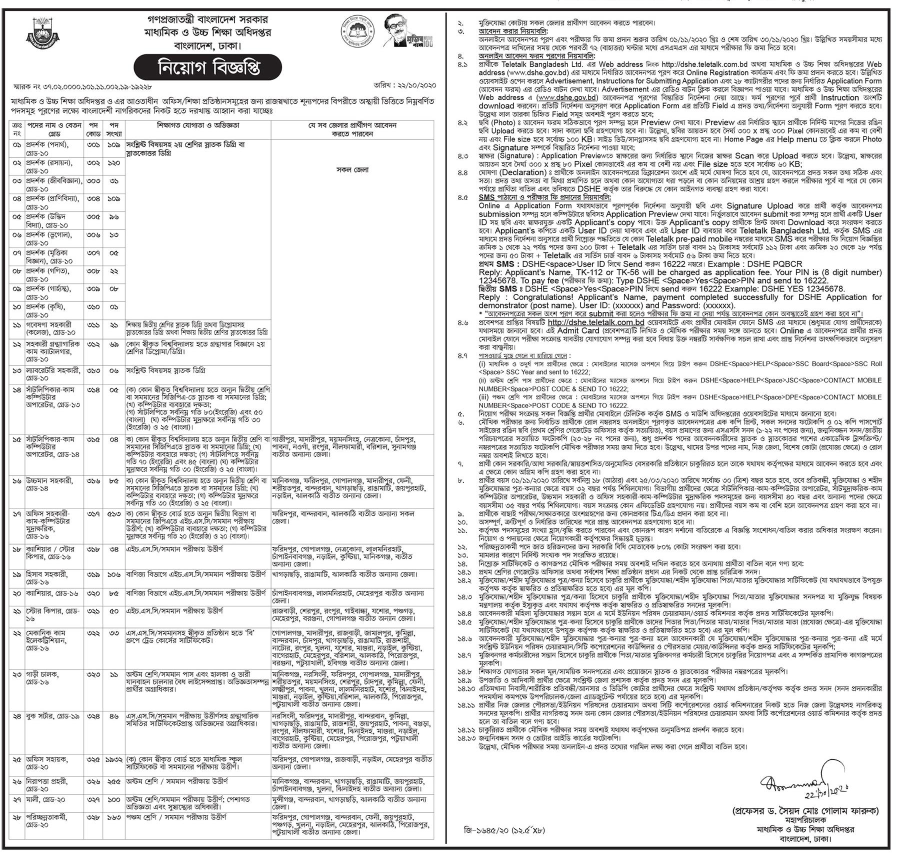 Education Ministry Job Circular 