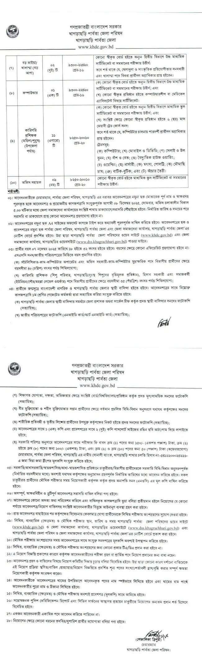 DSS Job Circular 2025